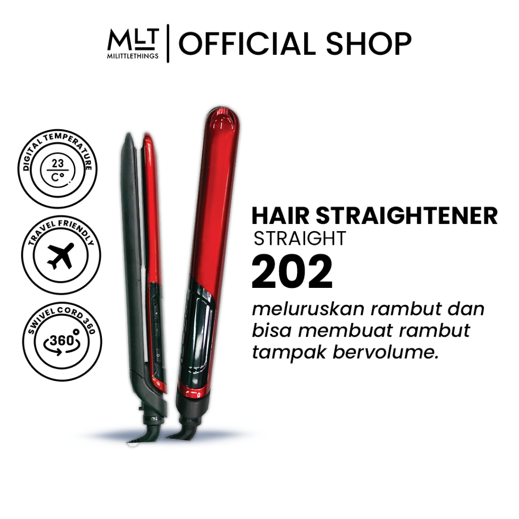 Milittle Things 202 Hair Straightener - Catokan Pelurus Rambut
