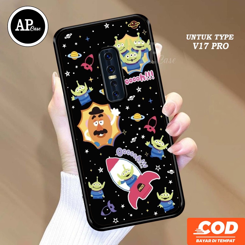 Case VIVO V17 PRO (MOTIF ALIEN) Ap Case Terbaru softcase dan hardcase glossy - Custom Case - Casing 