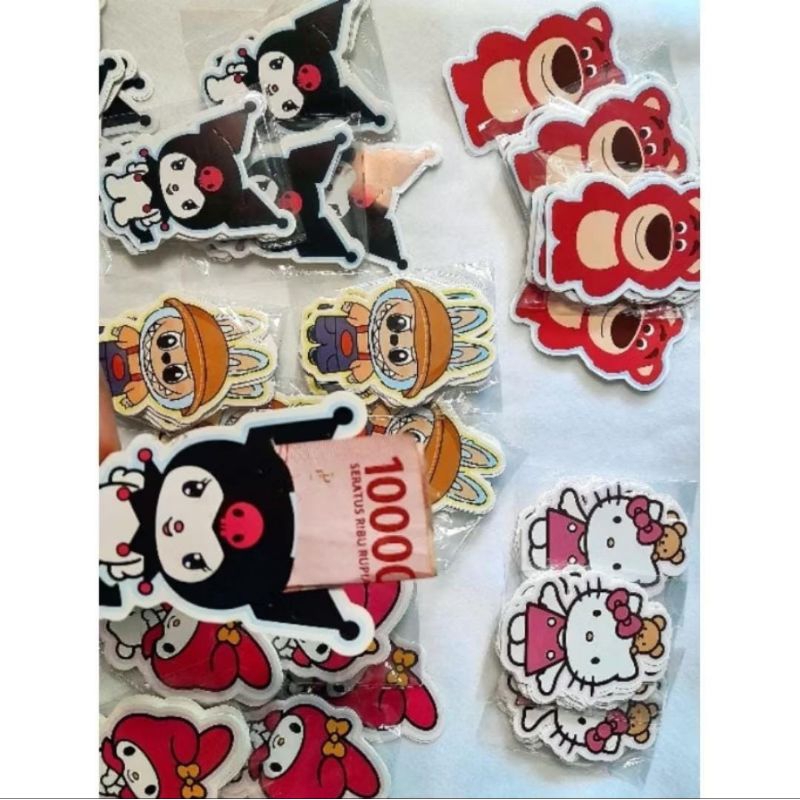 

Amplop Lebaran 3D Labubu, kuromi dll