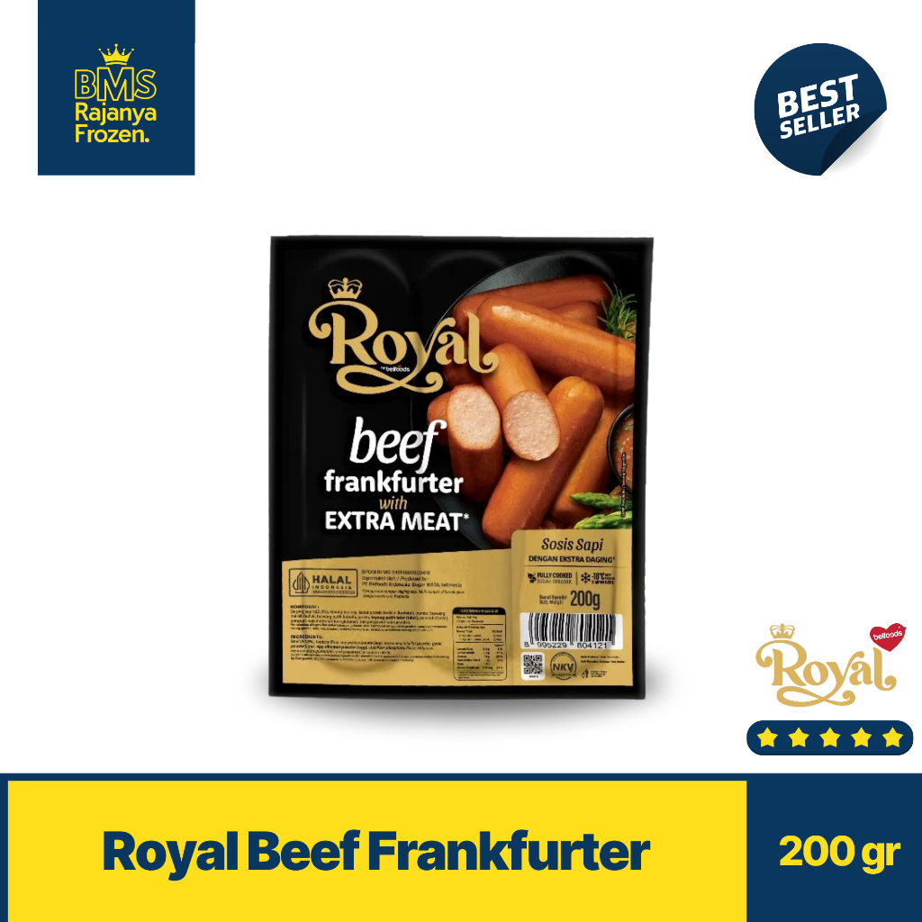 

Royal Beef Frankfurter 200gr
