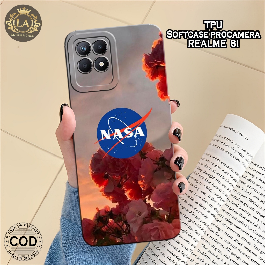 Case Realme 8i Terbaru - Leviora Case - Fashion Case NASA - Softcase Realme 8i Terbaru - Case Pro Ca