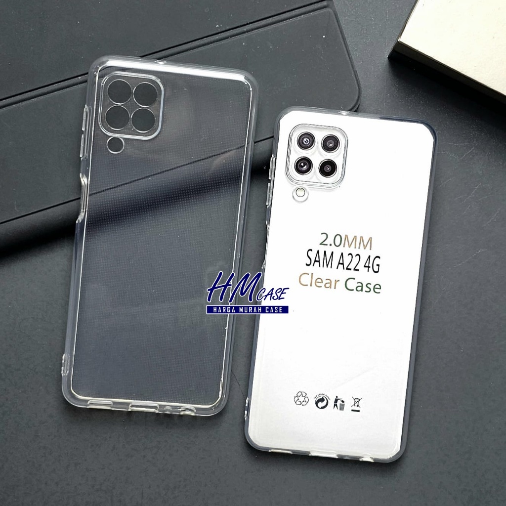 Case Samsung A22 4G Samsung M22 4G Clear HD case soft Case Ultra Clear Samsung A22 4G Samsung M22 4G