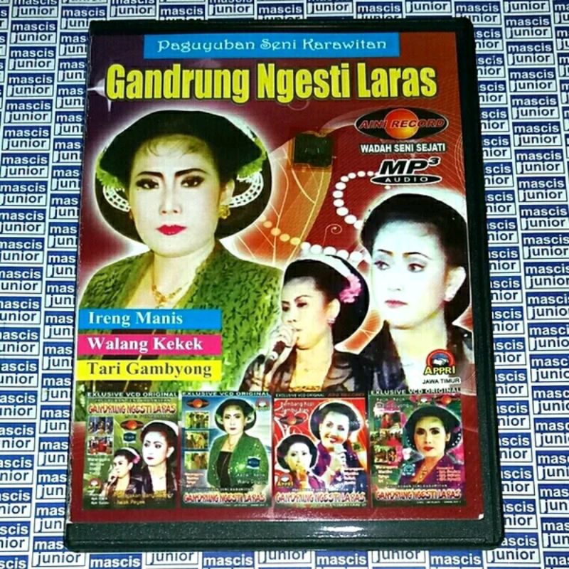 CD MP3 Paguyuban Seni Karawitan - Gandrung Ngesti Laras - Walang Kekek