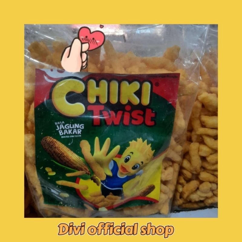 

Chiki twist jagung bakar 200gr SNACK KILOAN