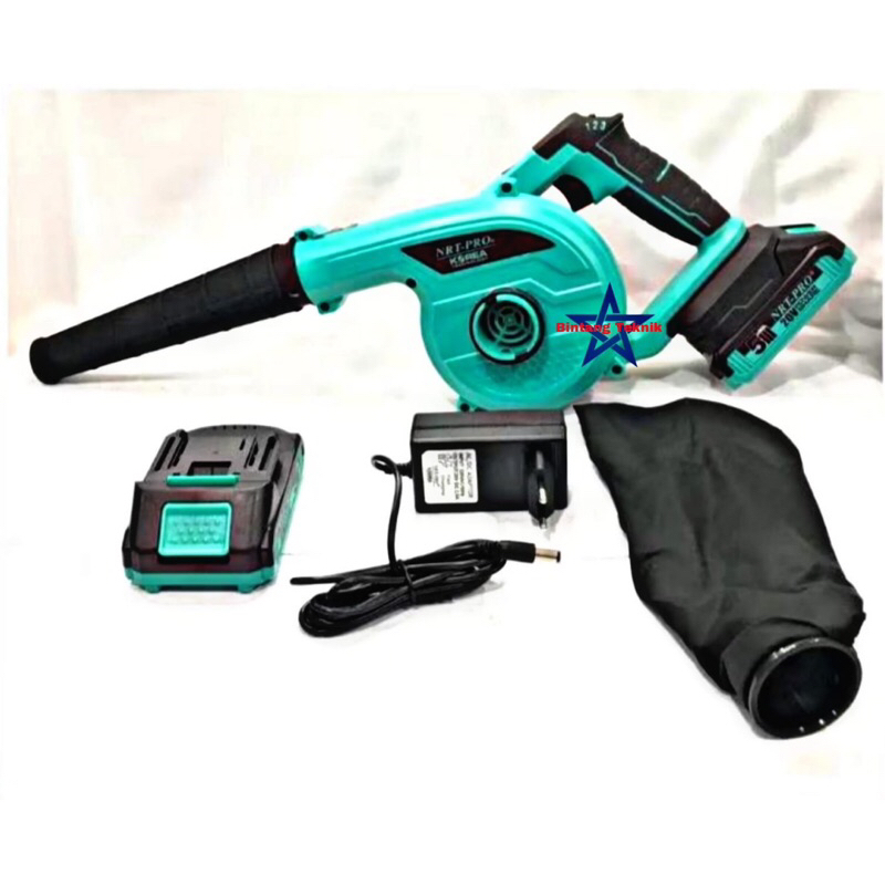NRT-PRO DB 28 DC Mesin Hand Blower & Vacum Cordless 20V Baterai Mesin Tangan Tiup & Hisap Batre DB28