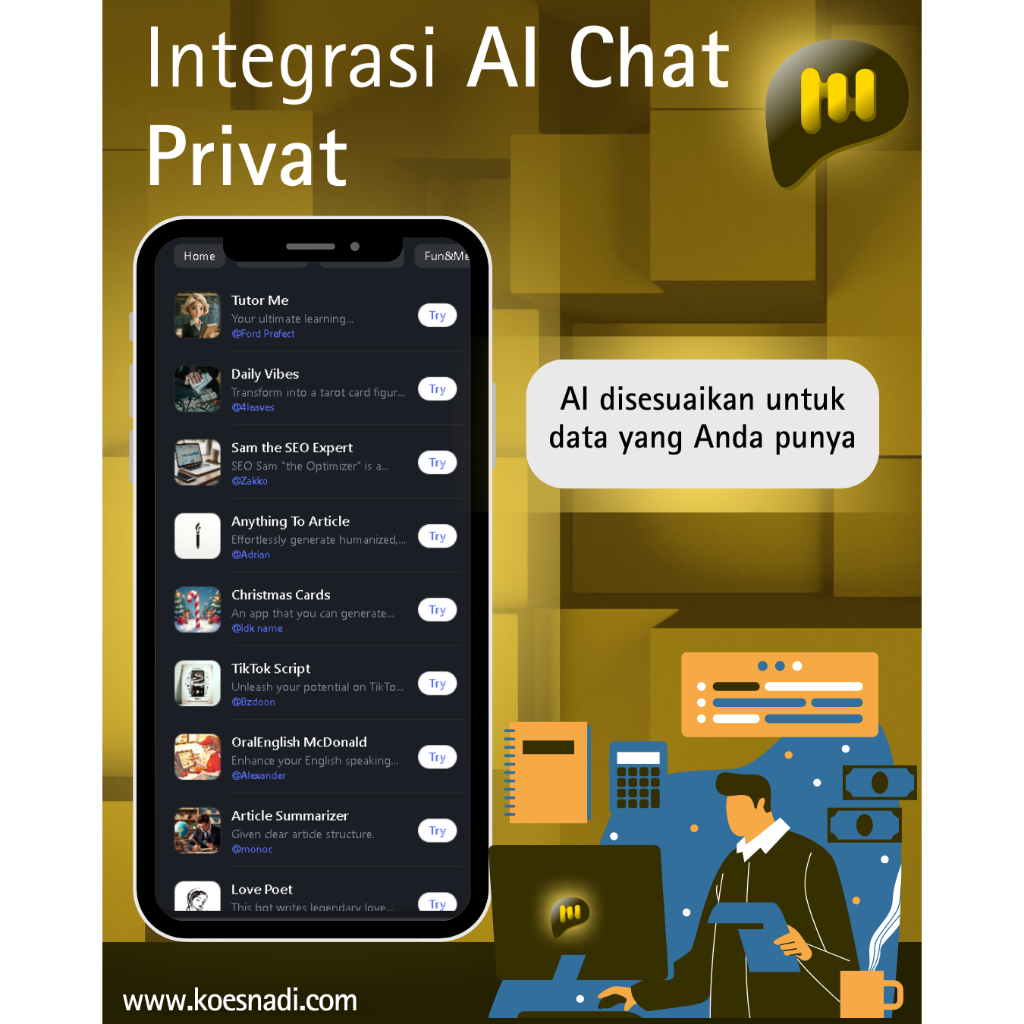 Integrasi AI Chat (ChatGPT) untuk Perusahaan