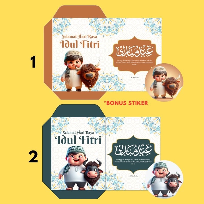 

Amplop Lebaran MBEROT 2025 | Amplop Bantengan | IdulFitri