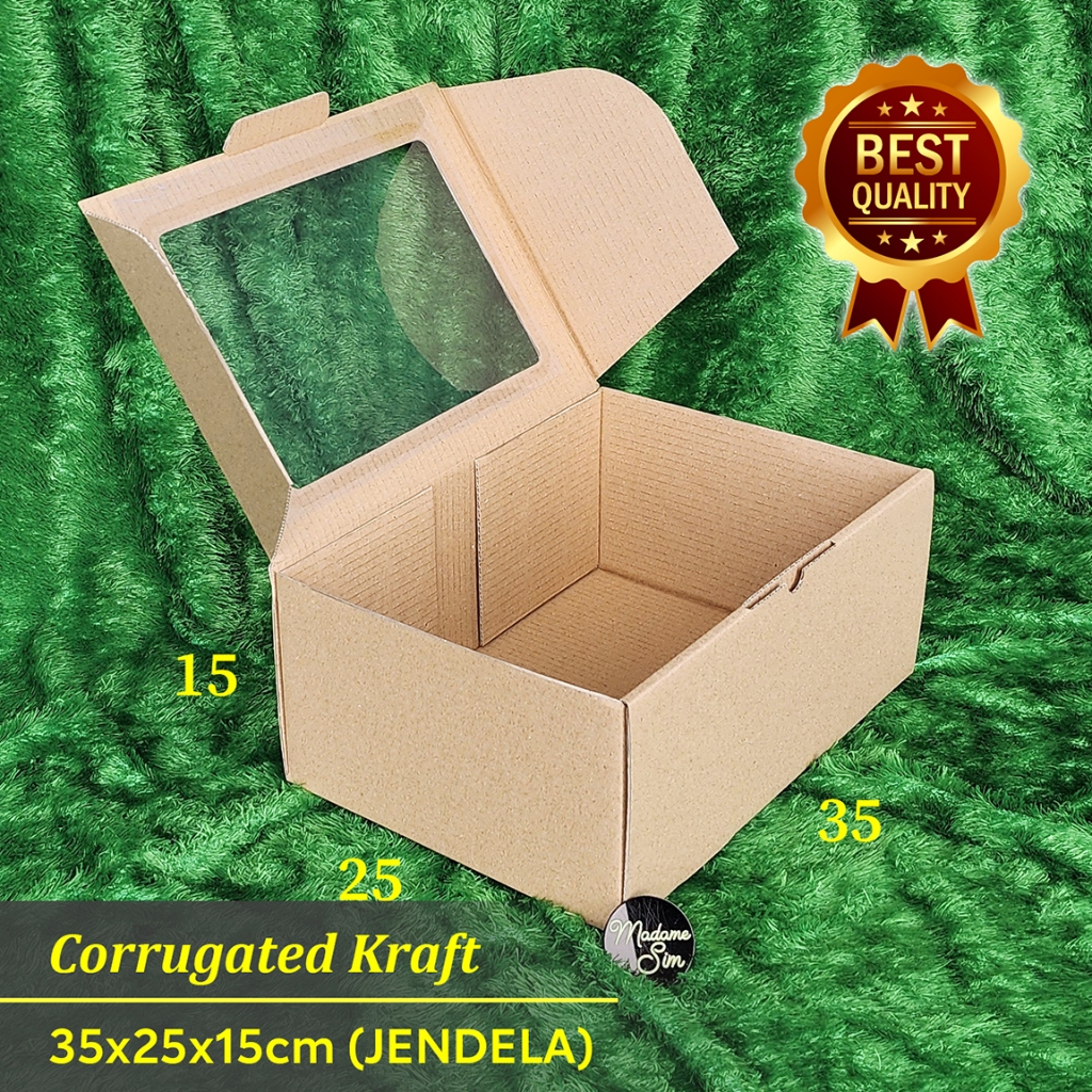 

DUS PACKING - BOX - KOTAK 35x25x15 - JENDELA (ISI : 10 PCS)