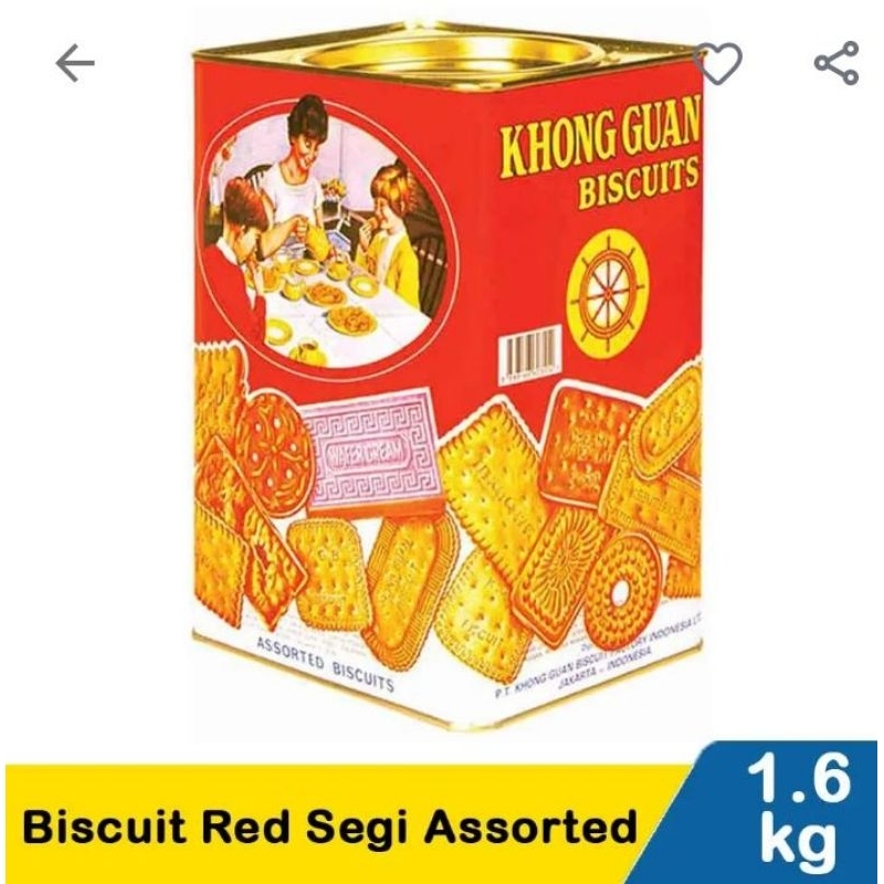 

Khong Guan Biscuit Red 1600g