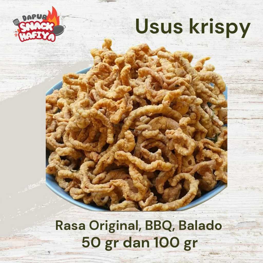 

JAJAN RAMADHAN - KRIPIK USUS KRIUK KRISPY RASA ORI BBQ BALADO