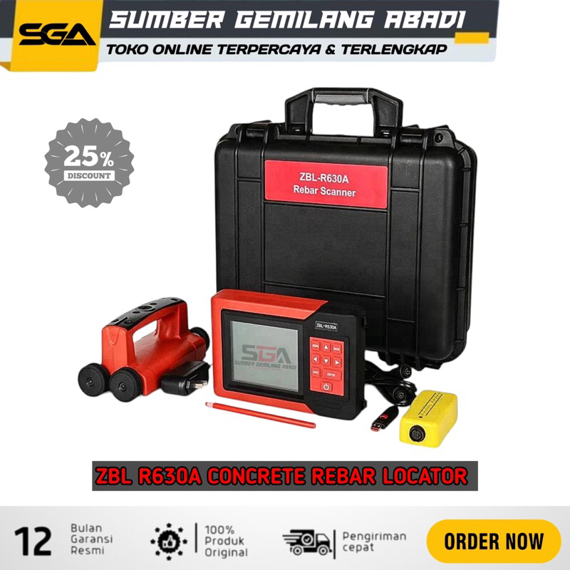 ZBL R630A Concrete Rebar Locator Scanner Ferromagnetic Detector ZBL