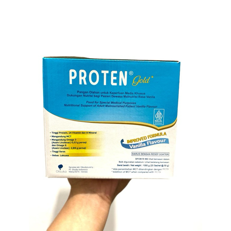 

PROTEN GOLD Vanilla dan Coklat