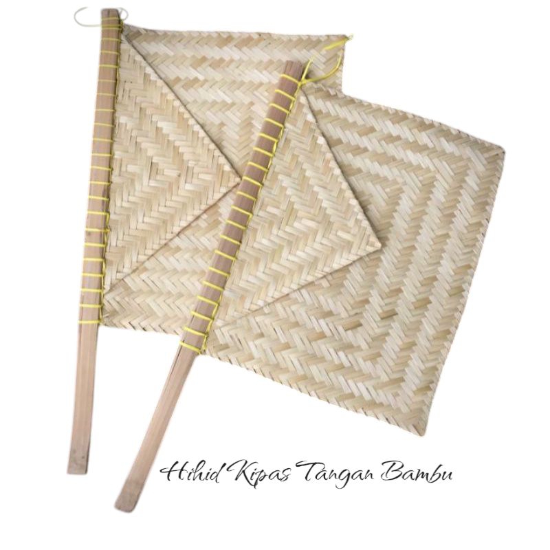 Hihid Kipas Tangan Bambu - Hihid Kerajinan Bambu - Kipas Tradisional