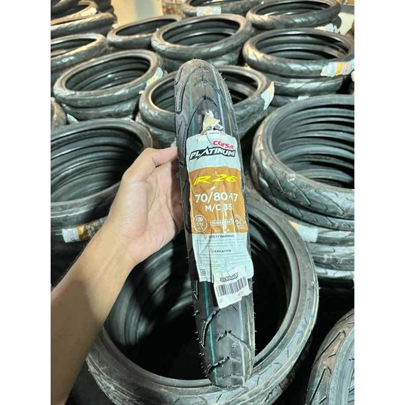 BARU BAN CORSA PLATINUM R26 70 80 RING17 70/80-17 TUBELESS