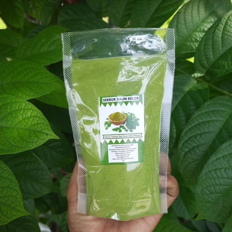 

Serbuk bubuk daun kelor untuk kesehatan 100 gram (seratus gram)