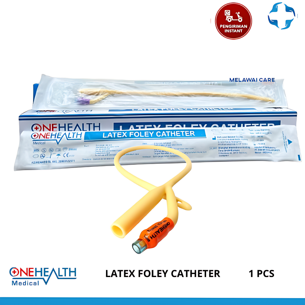 Selang Kateter Urine Pria Foley Chatetr Urin 2 Way Latex Onehealth