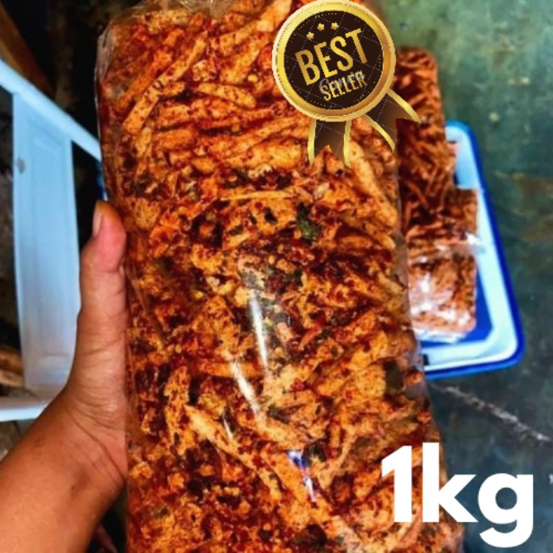 

Basreng stik viral pedas daun jeruk isi 1kg