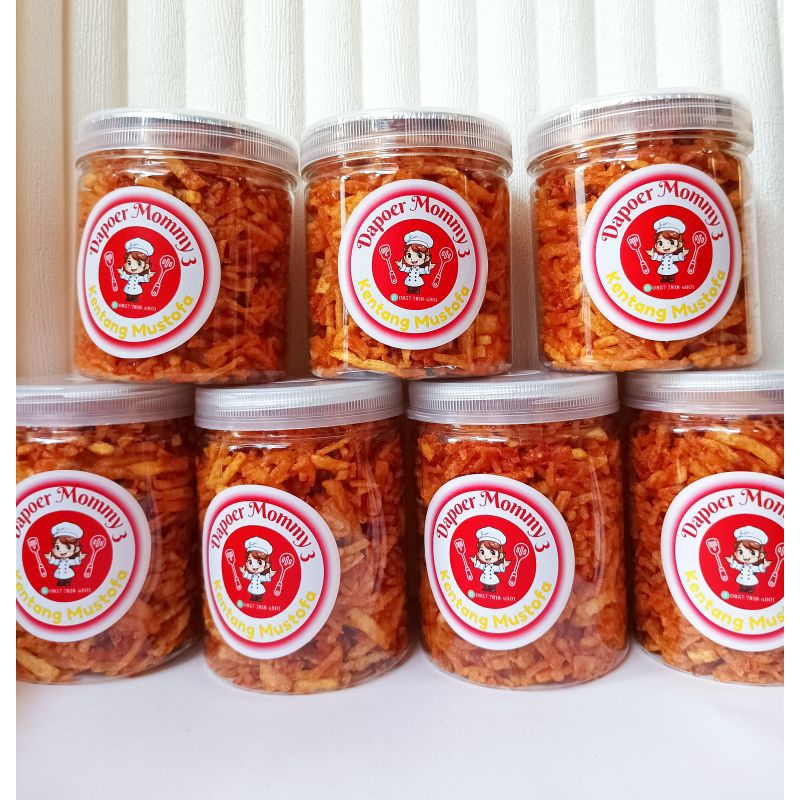 

Kentang Mustofa Pedas Manis Renyah Uk Toples 600 ml Tanpa Bahan Pengawet. Makanan Kering / Kentang Balado / Kering Kentang