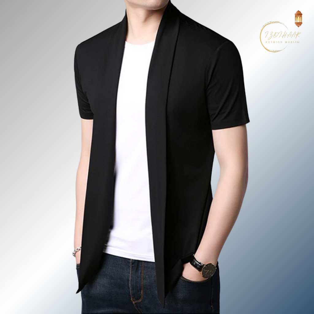 Tshirt Blazer Bayur Pria Kaos Lengan Pendek inner dalam Manyatu Blazer Pria Dewasa