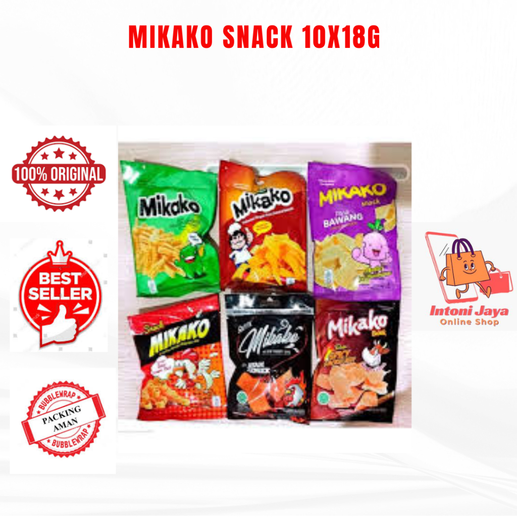 

MIKAKO SNACK 10x18g