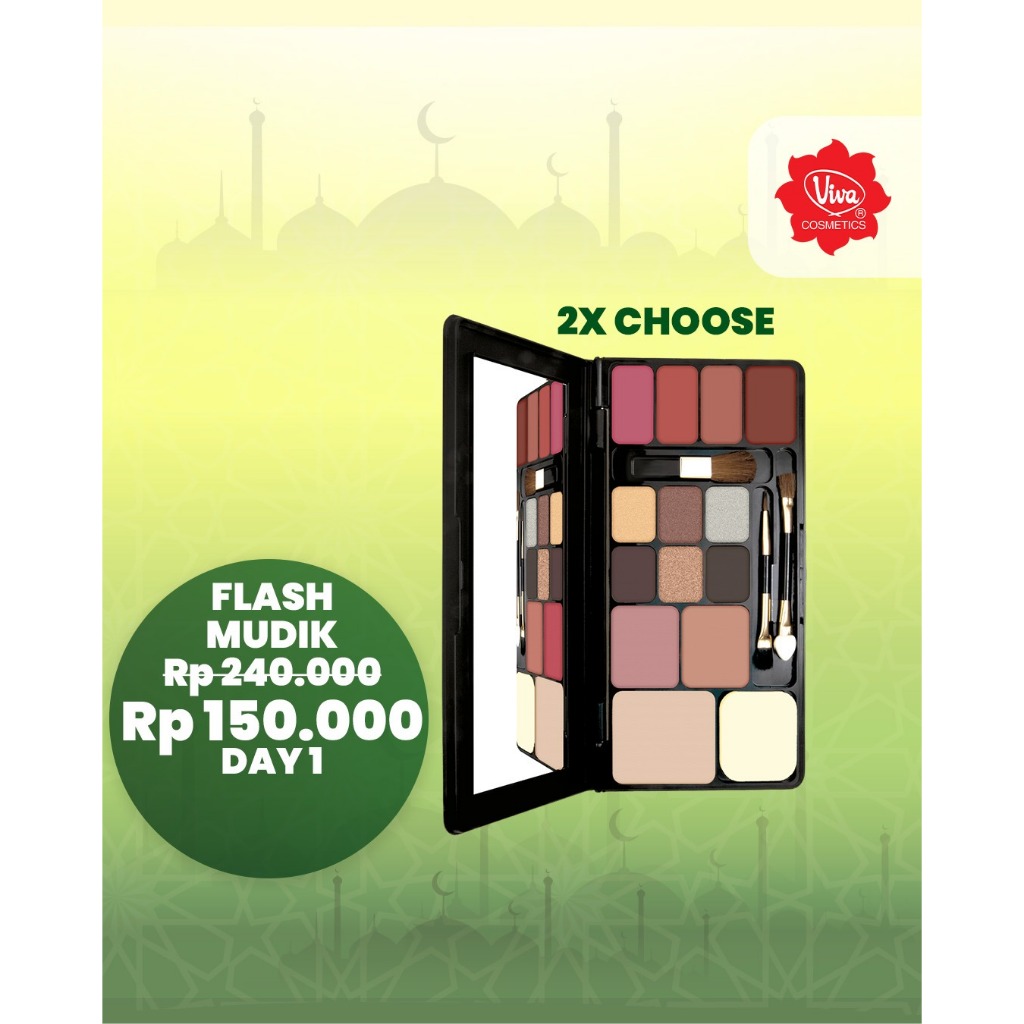 Paket 2 Viva Queen Make Up Kit Viva Cosmetic
