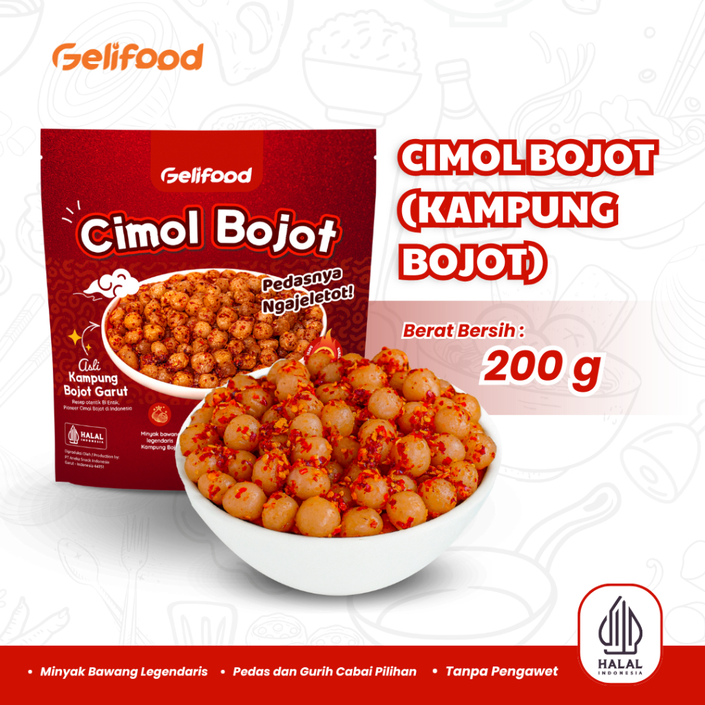 

Geli Food - Cimol Bojot Asli Pedas Gurih