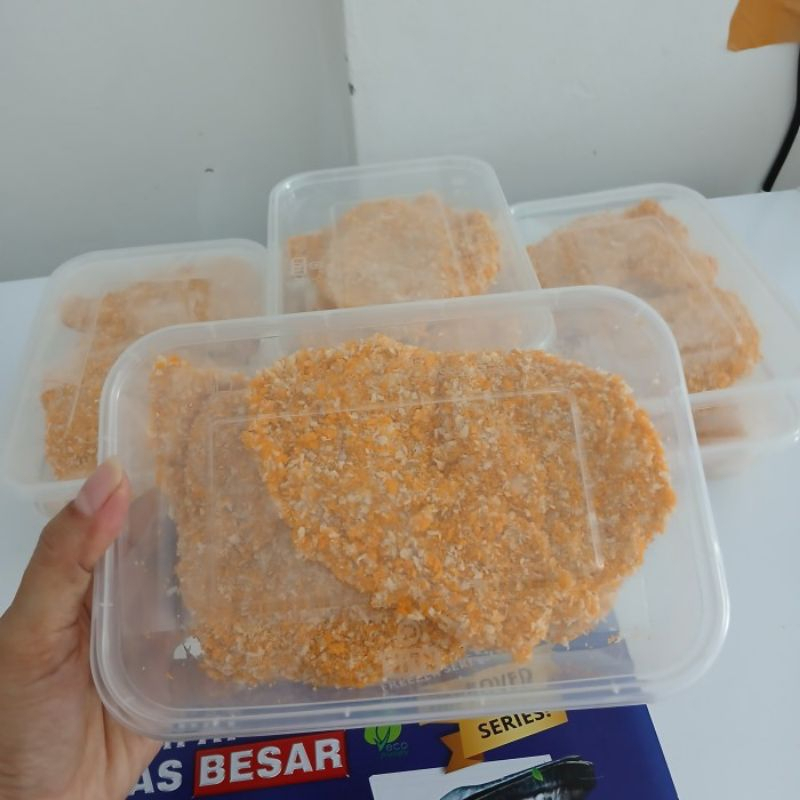 

Chicken katsu menu sat set untuk bekal sekolah