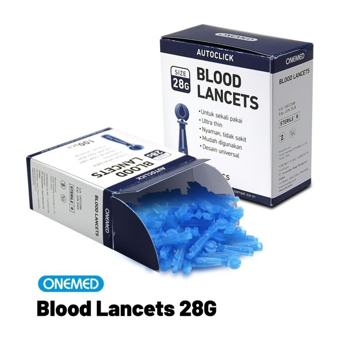 Blood Lancet OneMed 28G / 26G Lancet Onemed