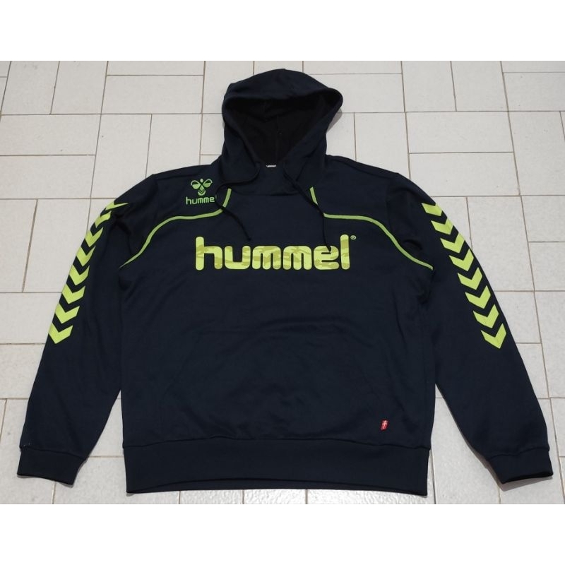 Jaket Hoodie Hummel Big Logo Navy
