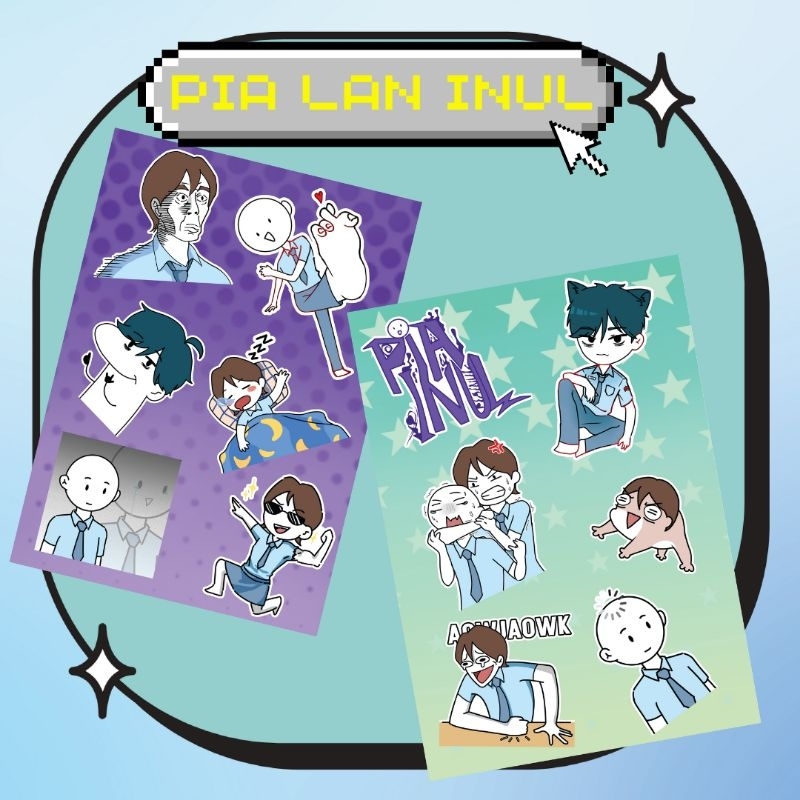

pre-order Merchandise Pia&Inul sticker