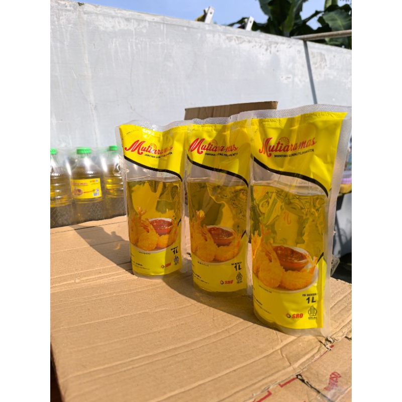 

MINYAK GORENG MUTIARAMAS PREMIUM 1LITER (1KARDUS ISI 12BTL)