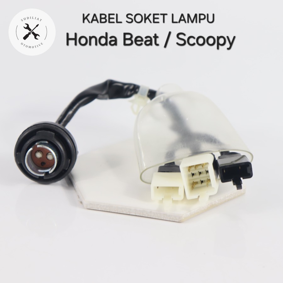 KABEL SOCKET LAMPU BELAKANG MOTOR HONDA BEAT / SCOOPY- K2F