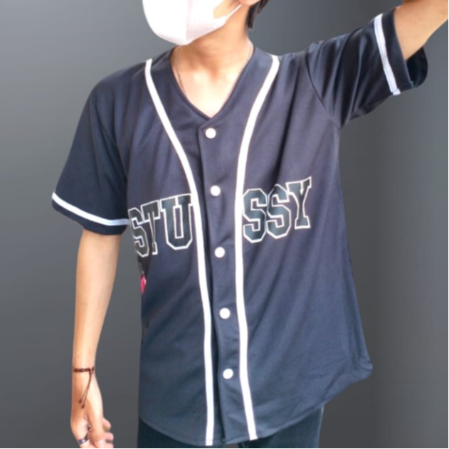 BAJU JERSEY BASEBALL STUSSY ORIGINAL MURAH BERKUALITAS NEW PRODUK TERBARU
