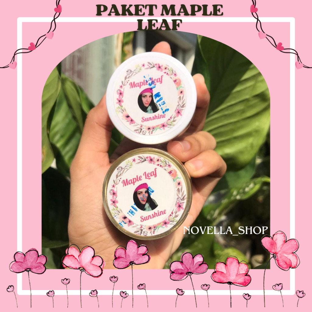 Paket Maple Leaf - Cream Siang Malam Mencerahkan Menghilangkan Flek
