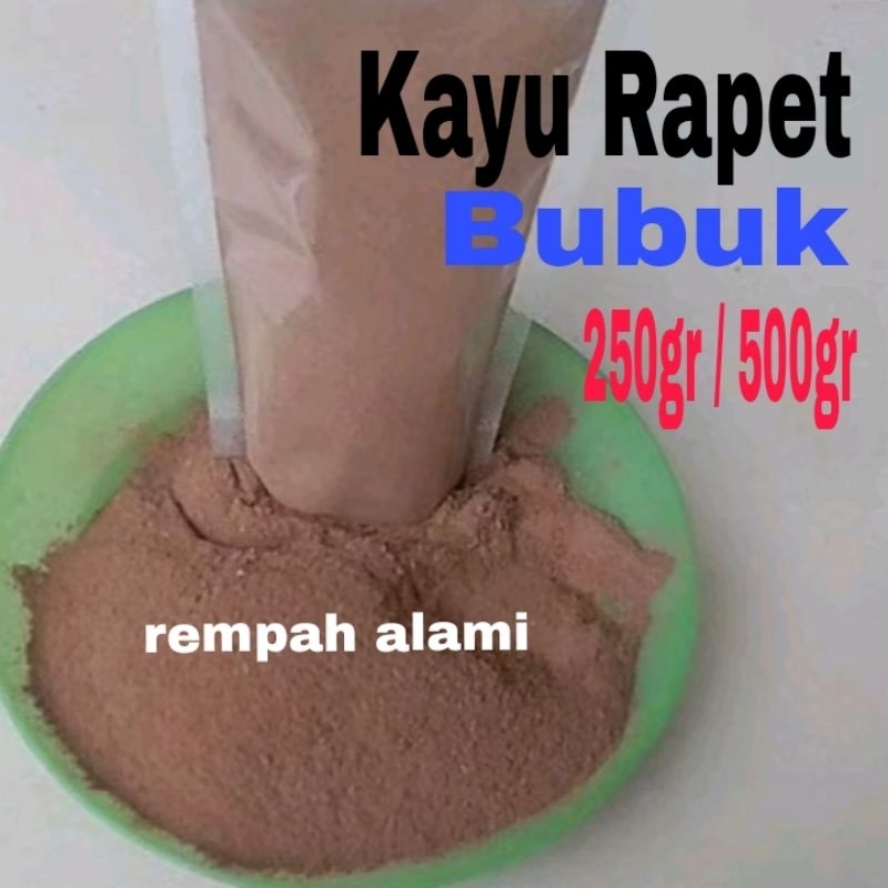 

Kayu Rapet Bubuk Murni 250/500gr