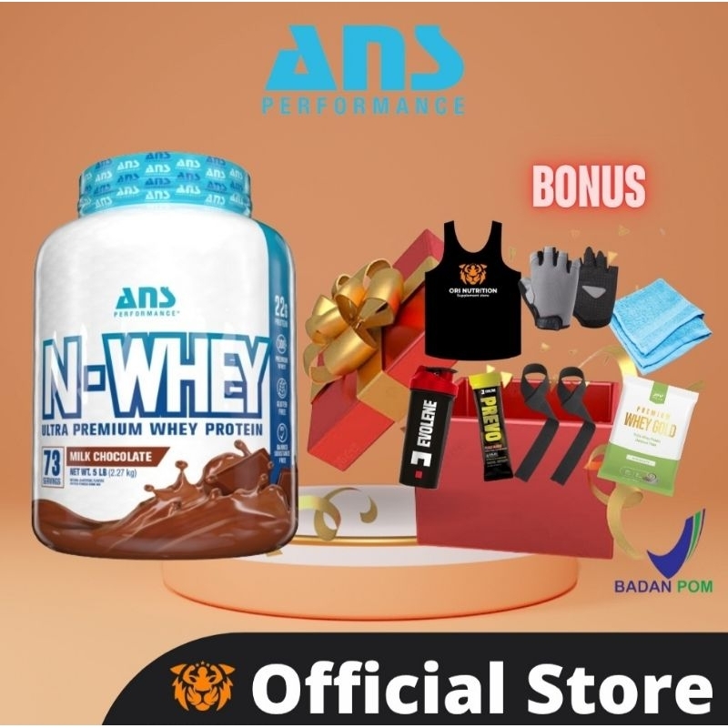 ANS PERFORMANCE N WHEY 5 LBS LB N-WHEY NWHEY PROTEIN