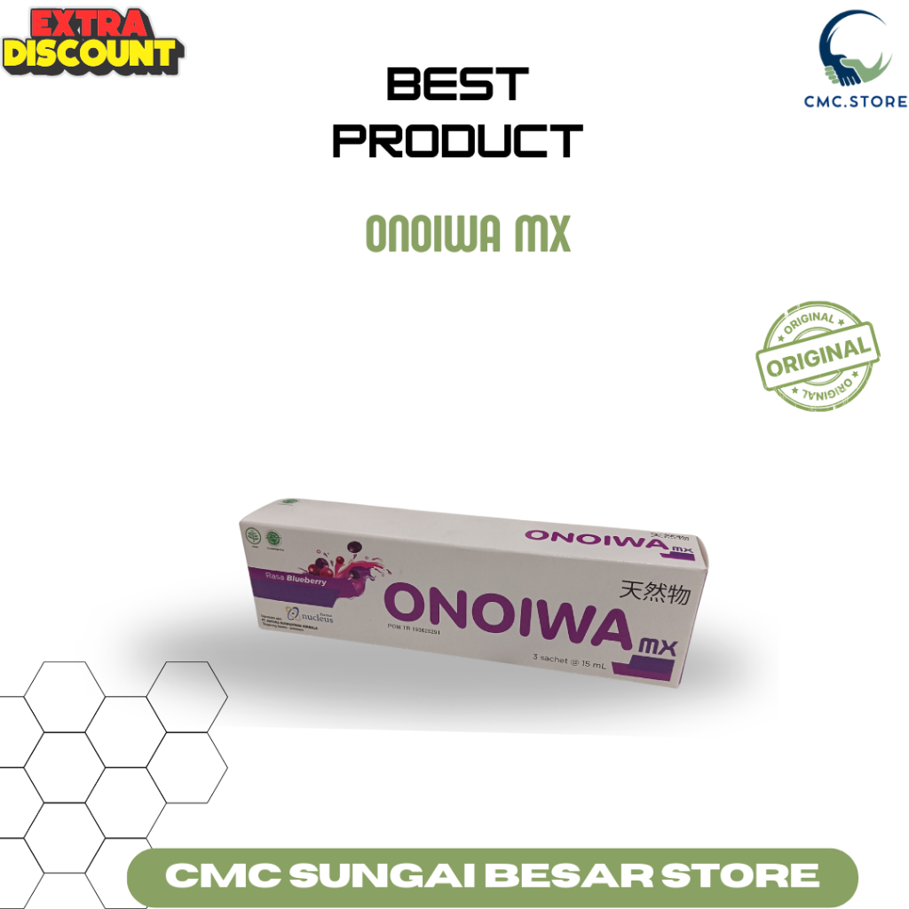 

Onoiwa MX sachet cair (3s) rasa blueberry