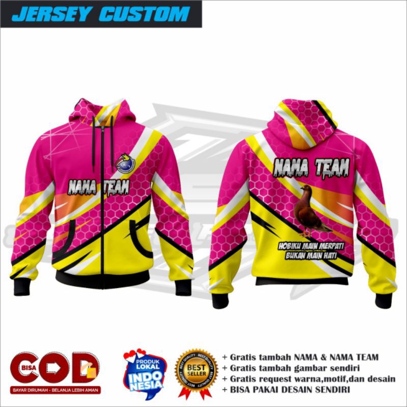 jaket merpati/jaket merpati balap/jaket merpati kolong custom/jaket merpati gratis request desain/ja