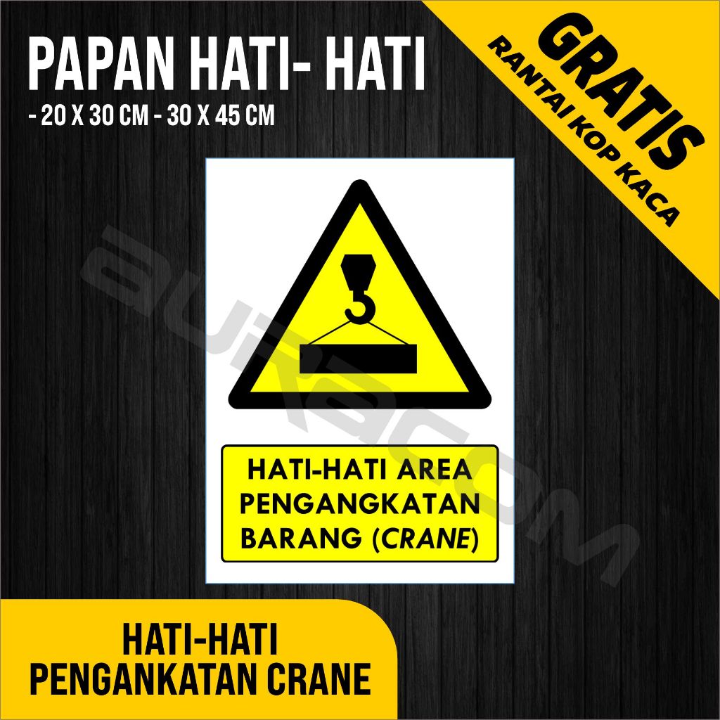 

PAPAN AKRILIK, PAPAN WASPADA - KESELAMATAN KERJA, AKRILIK CUSTOM, FREE DESAIN ( A 340 )