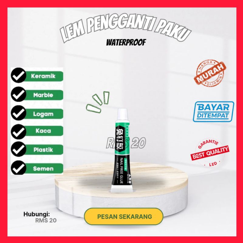 

lem pengganti paku tembok lem superkuat serbaguna kuat lem glue lem tembok dinding pengganti paku dinding