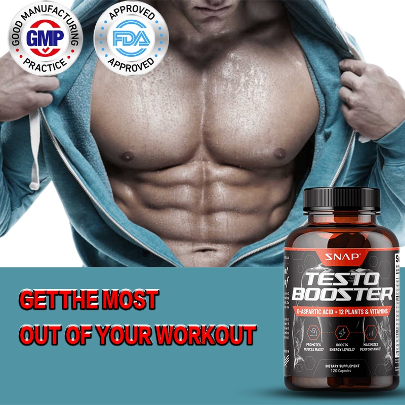 X180 Meningkatkan Sokongan Testosteron 9-dalam-1 untuk Lelaki, D-Aspartic Acid, 200mg Boron, Fenugre