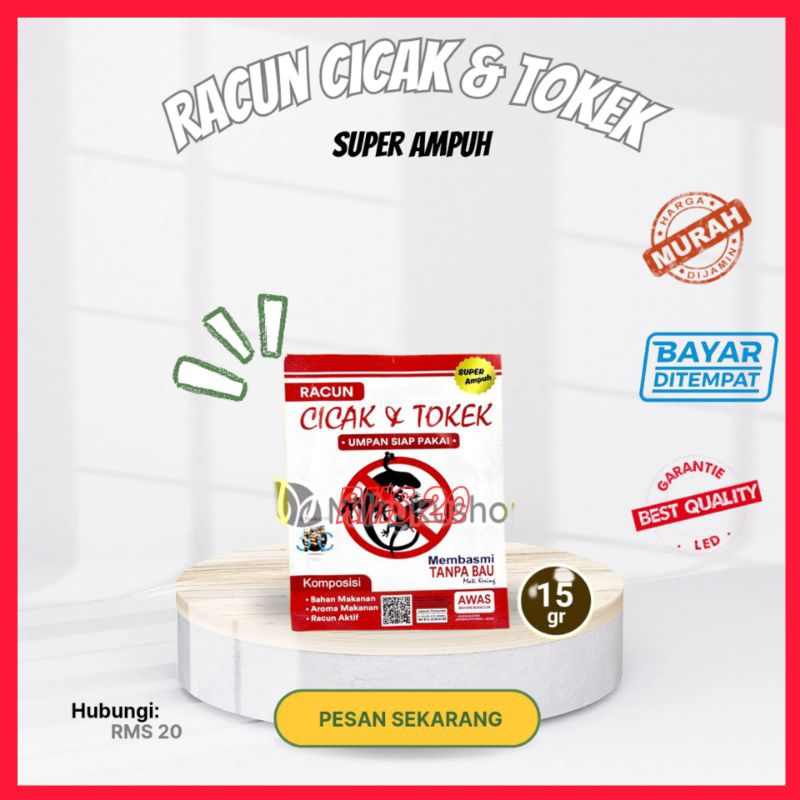 racun cicak herbal ampuh mati kering racun pembasmi pengusir cicak cecak  tokek racun cicak tokek te