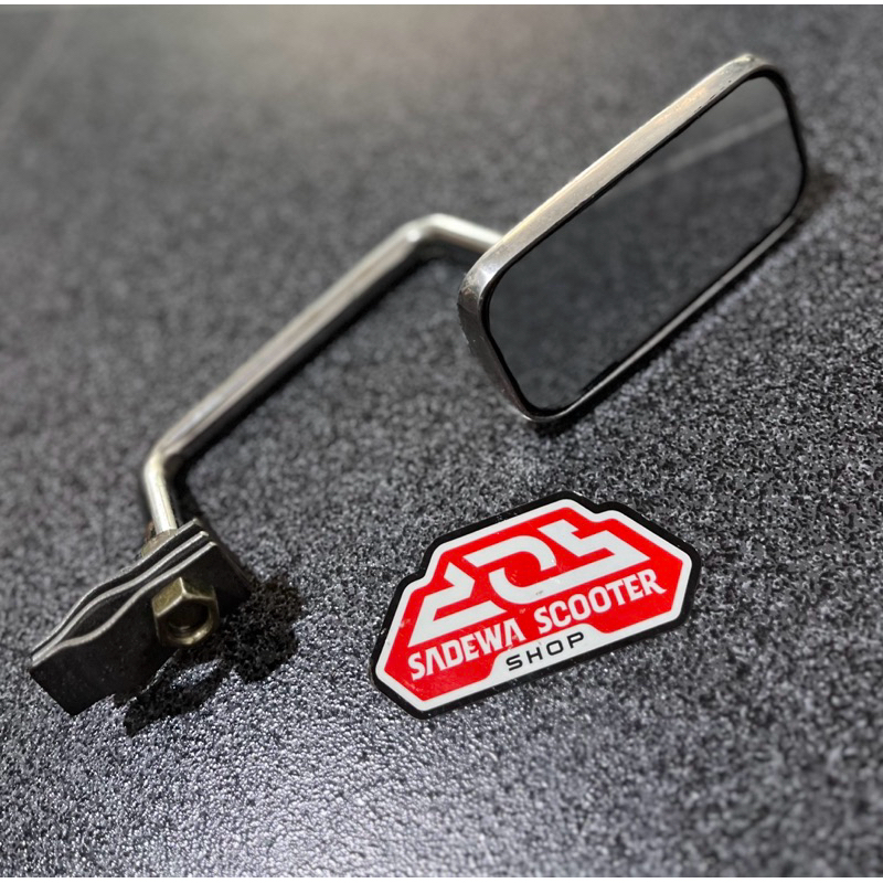 Spion Jepit Kotak Chrome Vespa Super Sprint VBB VNB PX Exclusive Excel Bajaj