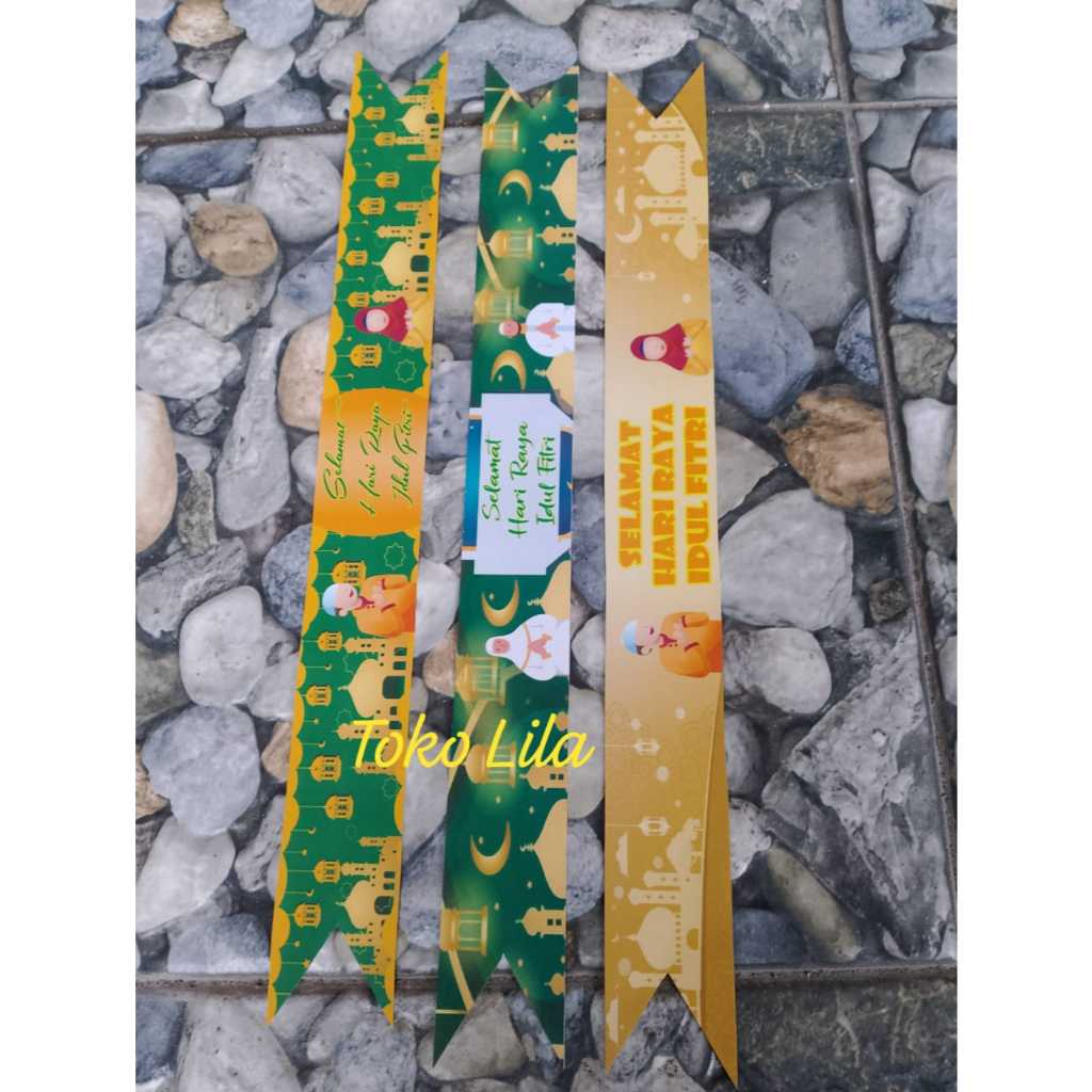 

Label Parcel / Pita Parcel Selamat Hari Raya Idul Fitri Lebaran isi 12 pcs *****