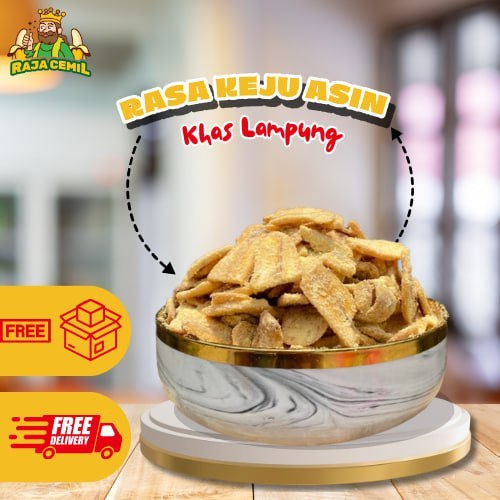 

Keripik Pisang Rasa Keju Asin Lampung RAJA CEMIL