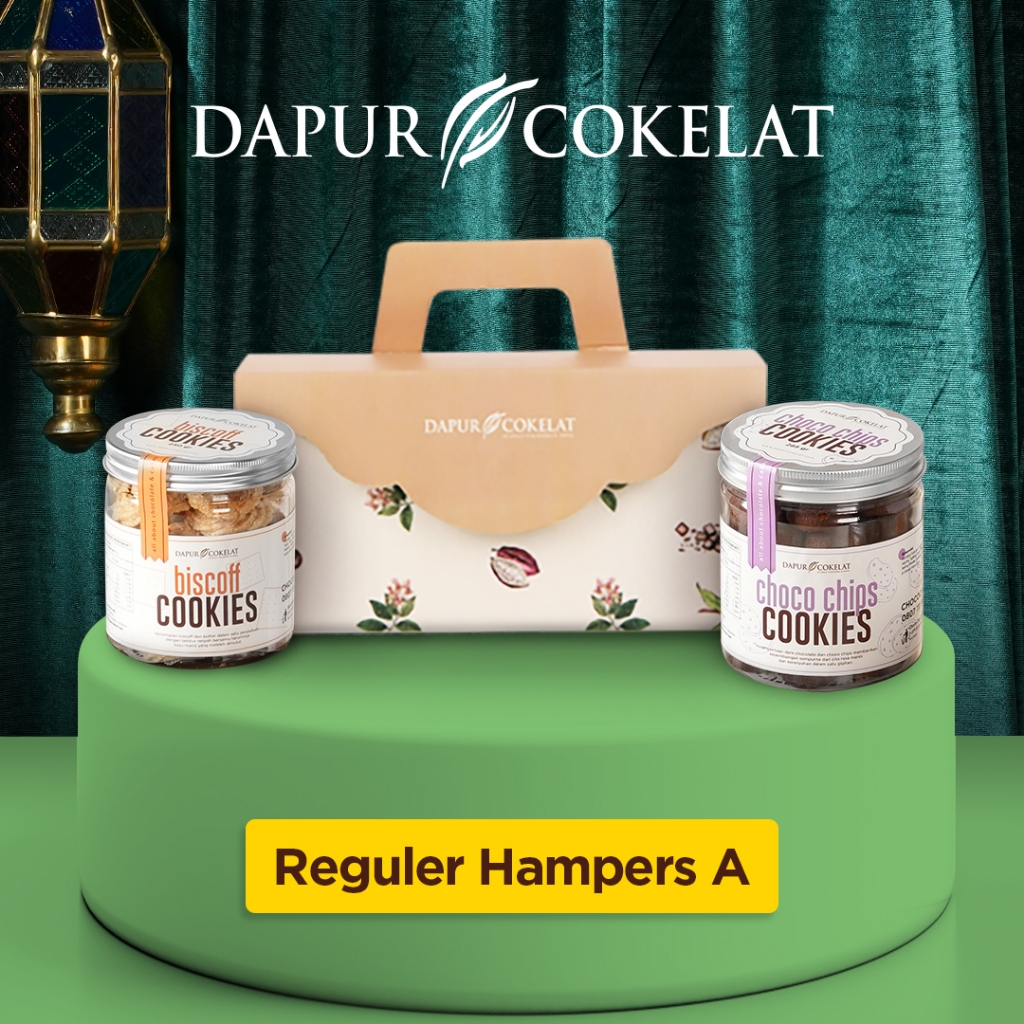 

DAPUR COKELAT - Cookies Hampers Set 2 (Biscoff & Choco Chips cookies Large)