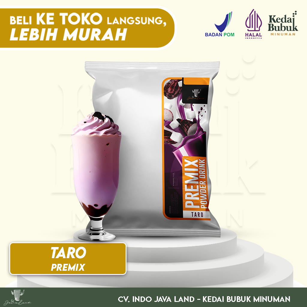 

Javaland Bubuk Minuman Rasa Taro 1Kg - Mix Sugar / Premix Gula