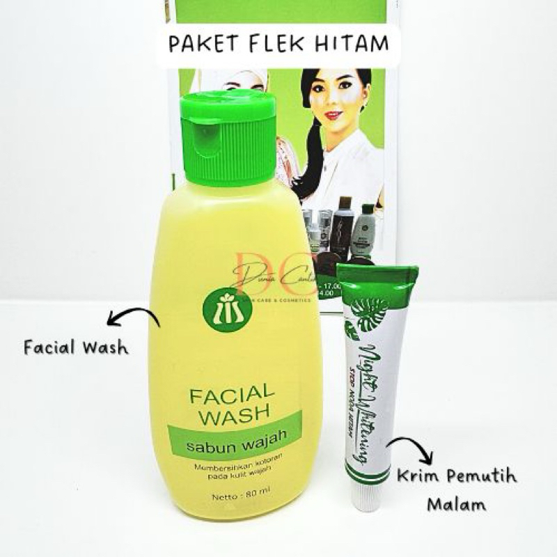 Liz Skincare Paket Whitening Hemat Penghilang Flek noda hitam membantu Mencerahkan Memutihkan Wajah 