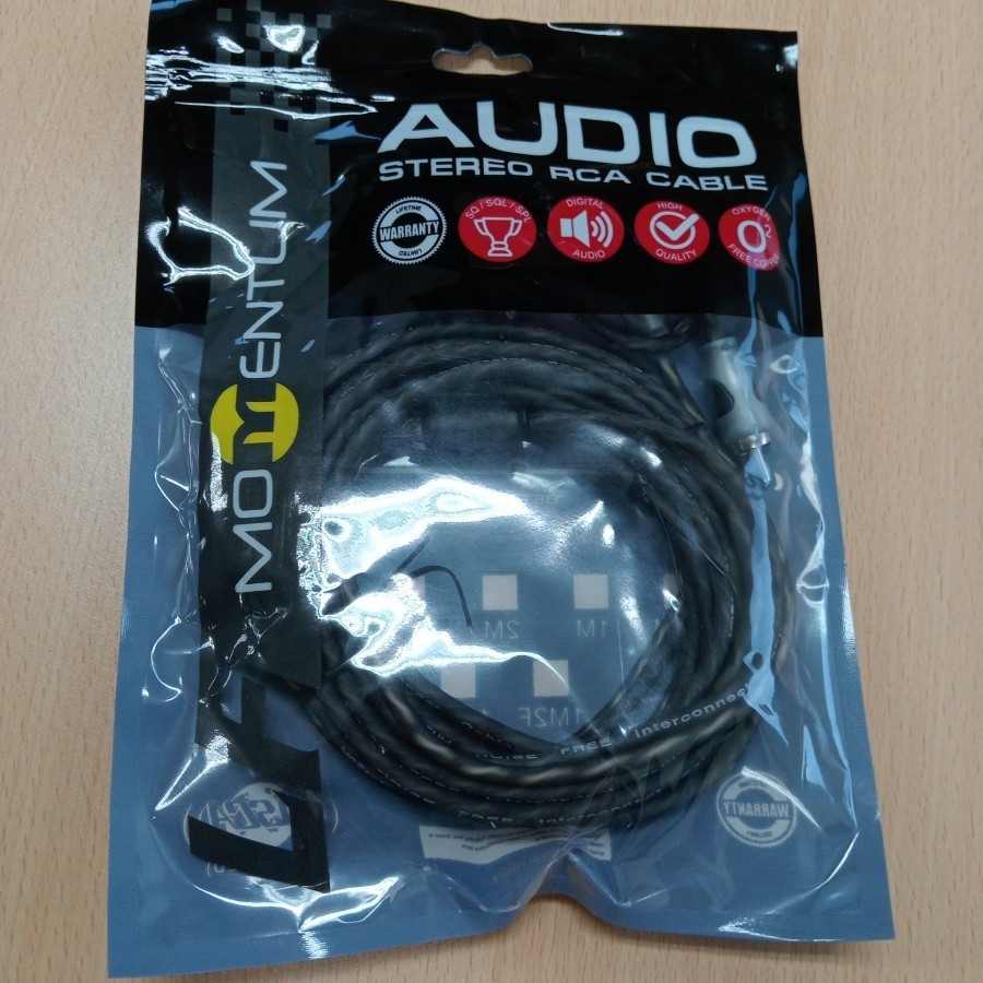 KABEL RCA AUDIO MOMENTUM  / KABEL CABANG MOMENTUM RCA