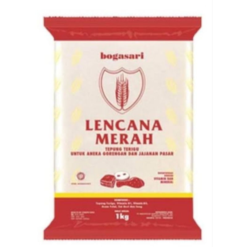 

Tepung Lencana Merah 1 kg